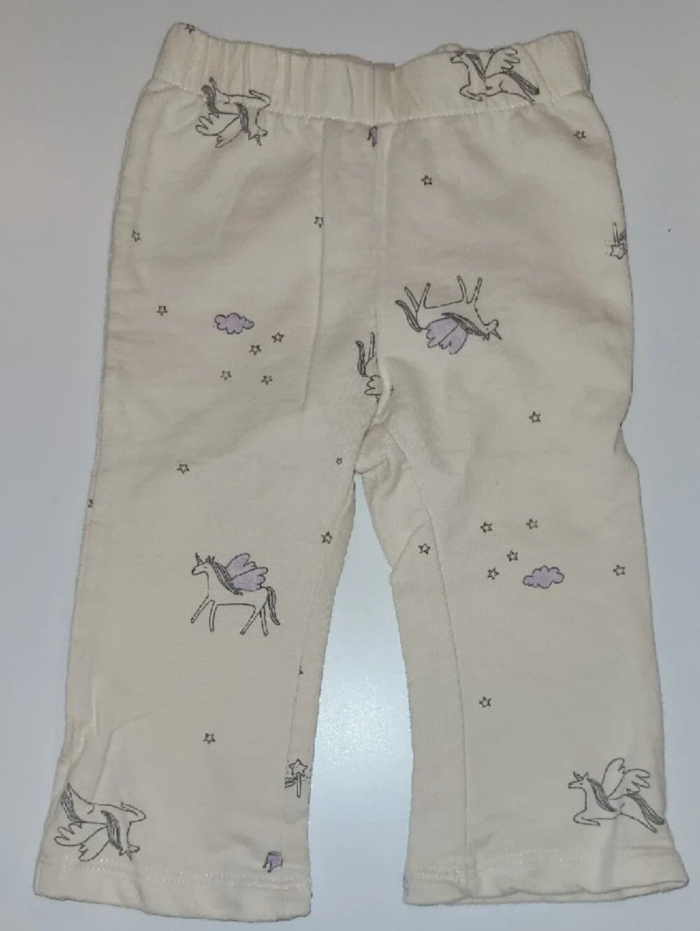 Carters Made Of Magic Baby Unicorn Hoodie Set with Lavender Onesie Size 6 Months